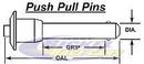 Push Pull Pins JBRC-037A
